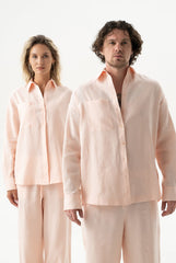 Linen Spirit Shirt Peach Powder