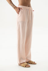 Linen Spirit Pants Peach Powder