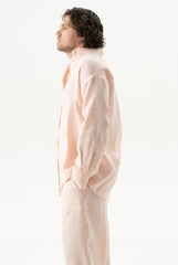 Linen Spirit Shirt Peach Powder