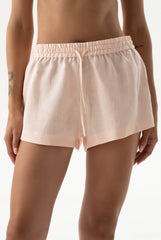 Linen Spirit Shorts Peach Powder