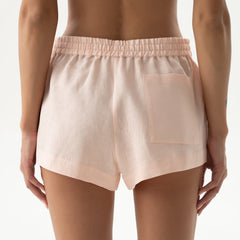 Linen Spirit Shorts Peach Powder
