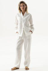 Linen Spirit Pants White