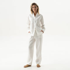 Linen Spirit Pants White