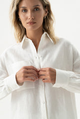Linen Spirit Shirt White