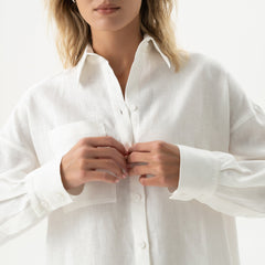 Linen Spirit Shirt White