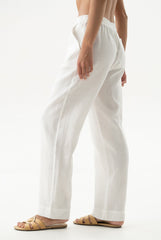 Linen Spirit Pants White