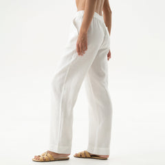 Linen Spirit Pants White