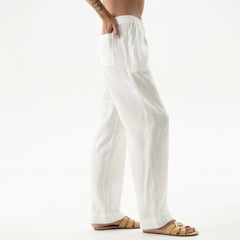 Linen Spirit Pants White