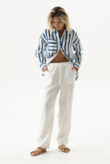 Linen Spirit Pants White
