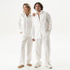 Linen Spirit Pants White