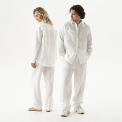 Linen Spirit Pants White