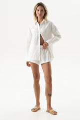 Linen Spirit Shirt White