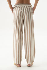 Silk Cotton Pants Oat Milk