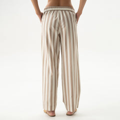 Silk Cotton Pants Oat Milk