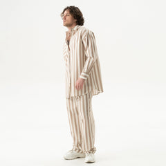 Silk Cotton Pants Oat Milk