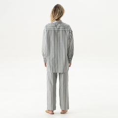 Silk Cotton Pants Quiet Gray