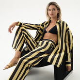 Strapped Cotton Pants Panna Cotta