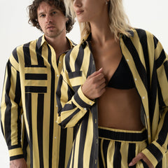 Silk Cotton Shirt Panna Cotta