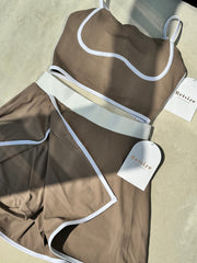 Plush Holiday Set Skort and Sports Bra