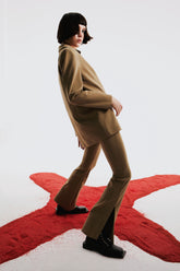 Flared Skinny Pant - Covert Green