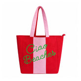 Red Ciao Beaches Beach Bag