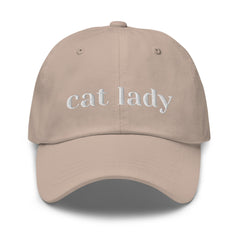 Cat Lady Chino Dad Hat