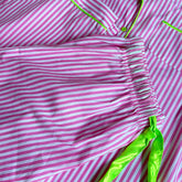 Pink Stripe Neon Pyjamas Sets