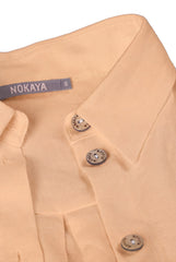 Peach Heavy Linen Shirt Perfect Days