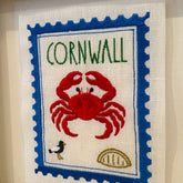 Cornwall Inspired Postage Stamp Artwork