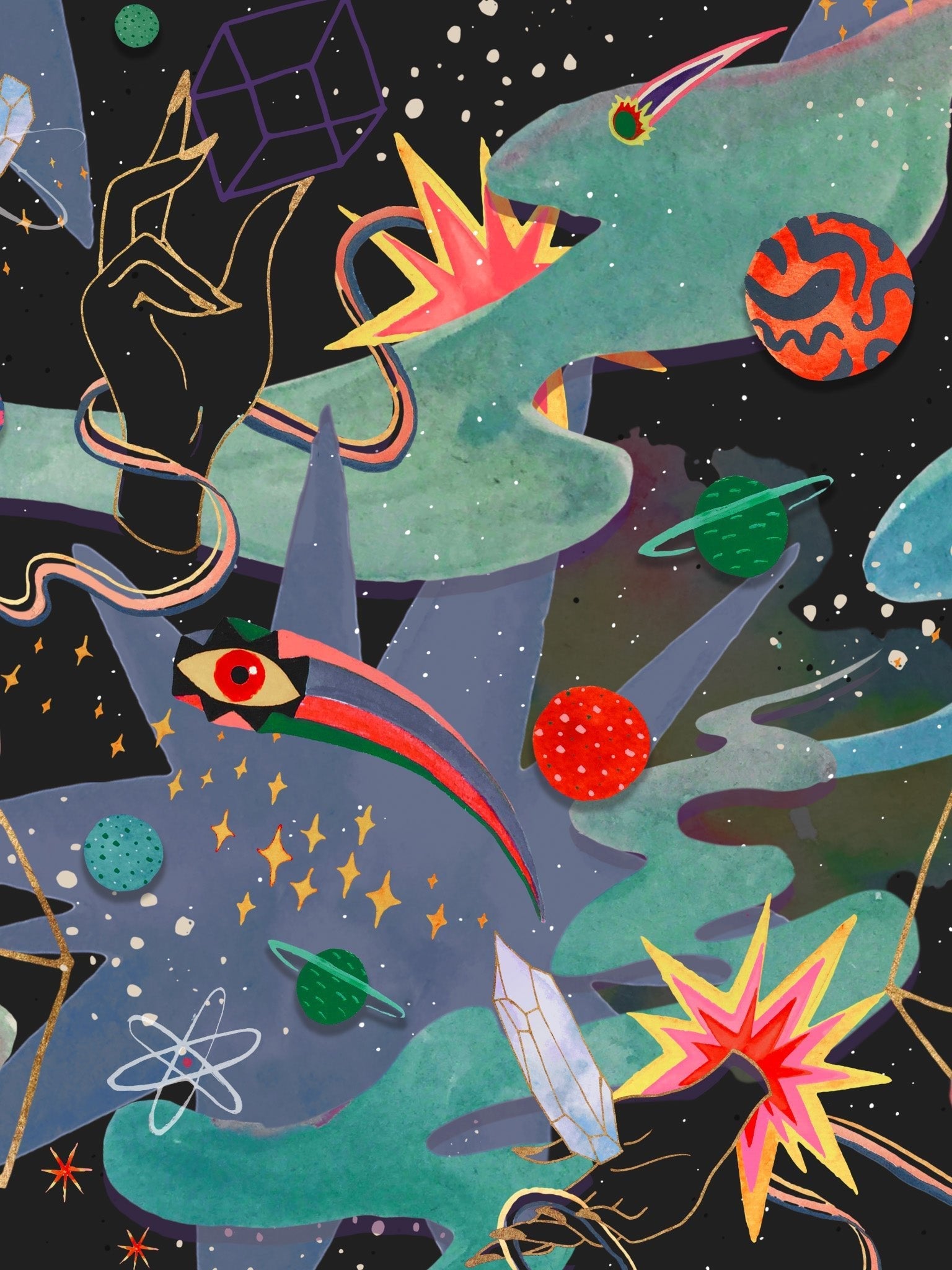 DOOR of the COSMOS TOP - BAMBOO