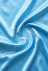 Blue Silk Halter Top the Lady