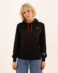 Silent Flame Black Hoodie