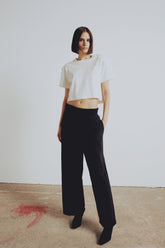 YOUR *ITCH SHOULDER PADDED T-SHIRT - WHITE