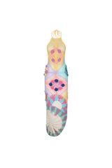 Rowan Halter Maxi Crochet Dress Multi