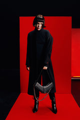 Boomerang Shoulder Bag - Black