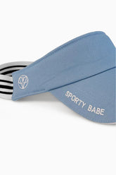 Sporty Babe Visor - Light Blue