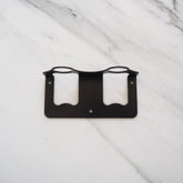 Double Bracket - Free Hanging - Matte Black - 17.4cm Wide
