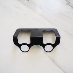 Double Bracket - Free Hanging - Matte Black - 17.4cm Wide