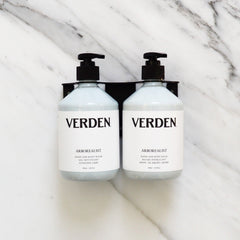 Double Bracket - Free Hanging - Matte Black - 17.4cm Wide