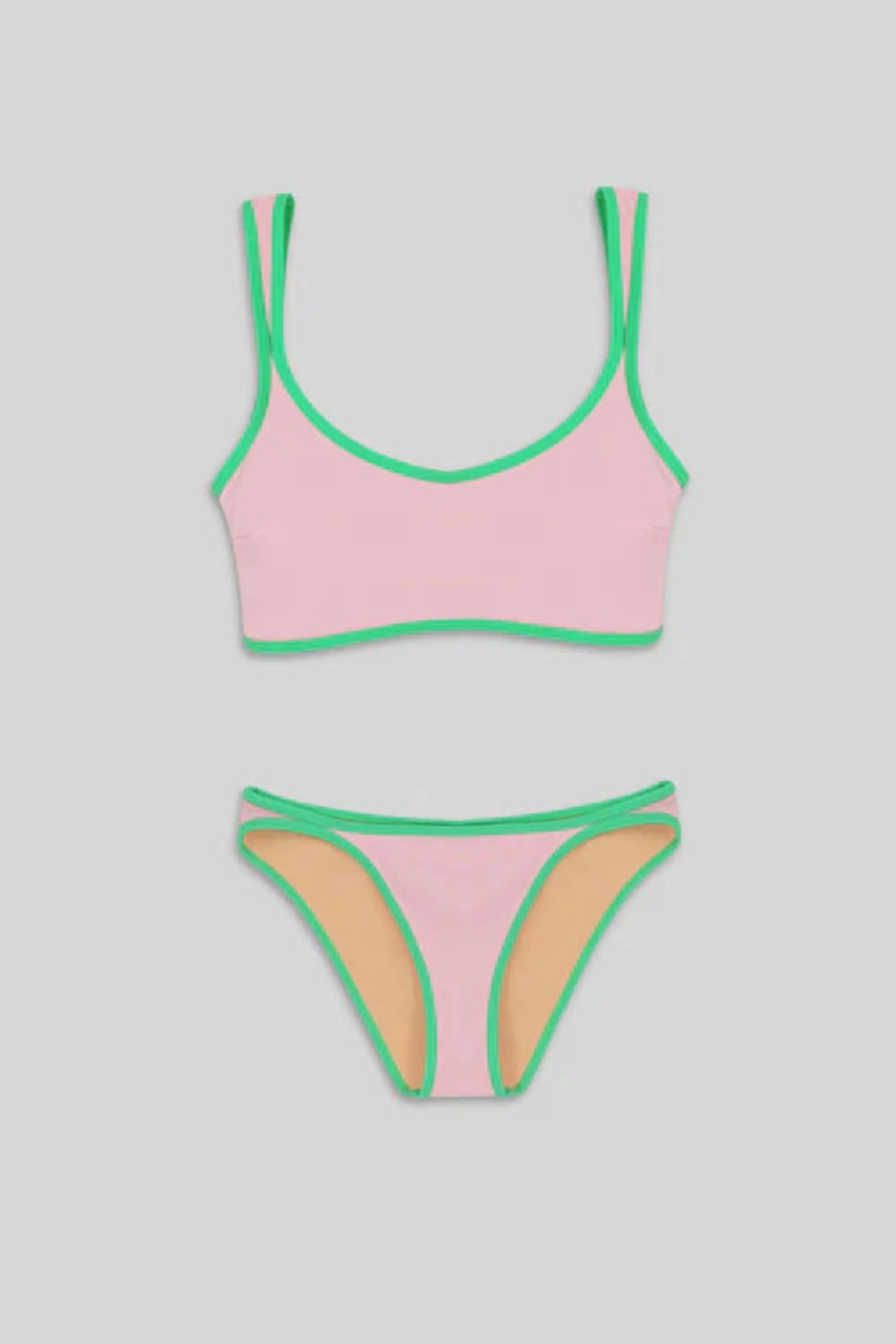DUET SURF BIKINI TOP - CANDY PINK