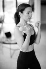 Dumbbell Strength Bars - 4kg Pair Weights Lavender