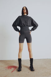 YOUR *ITCH ACID WASH BIKER LEGGING