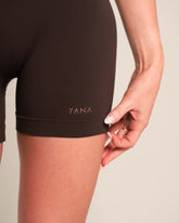 High Waisted Shorts - Tobacco