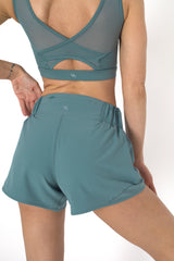 POWERFLOW HIGH-RISE RUNNING SHORTS SLATE BLUE