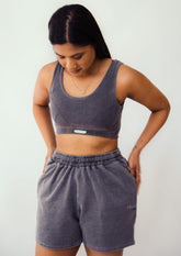 Washed Charcoal Bralette