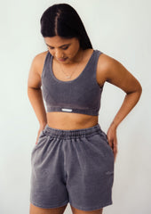 Washed Charcoal Bralette