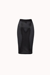 NET MIDI SKIRT