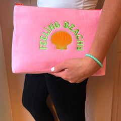 Feeling Beachy Plush Travel Bags