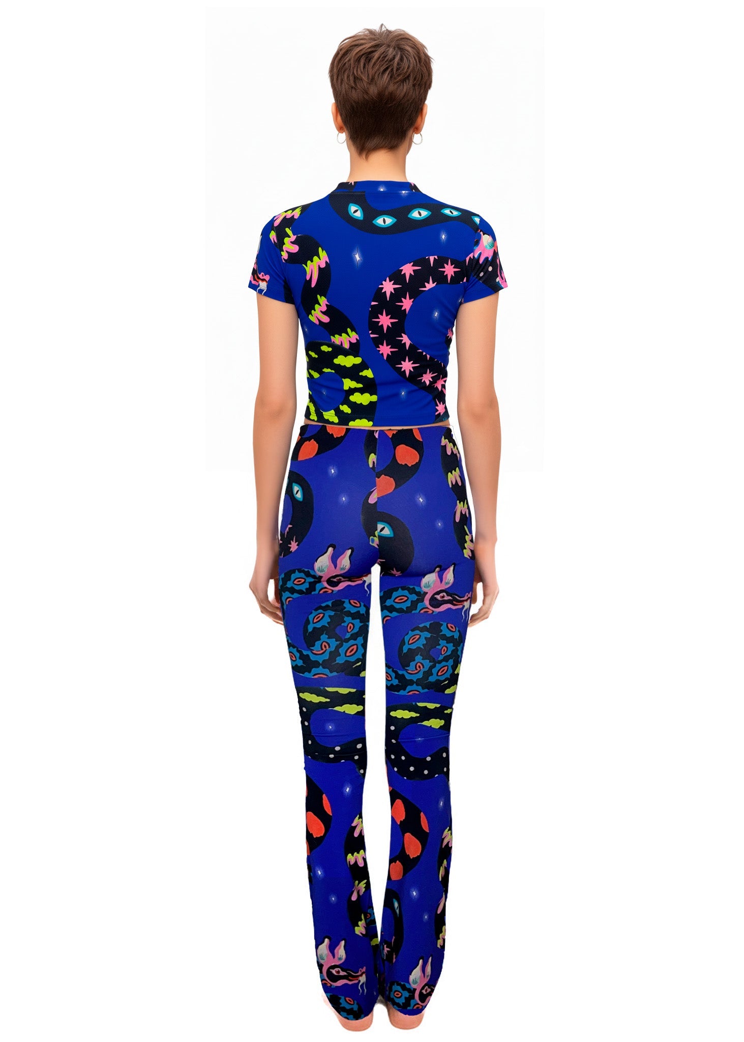 DRAGON DREAMS FLARED PANTS - BAMBOO