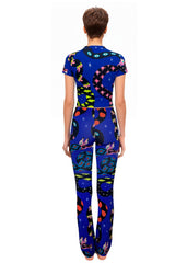 DRAGON DREAMS FLARED PANTS - BAMBOO